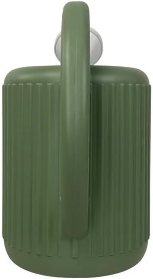 Vintage Green Striped Gardening Watering Can: Exquisite Design for Easy Irrigation of Every Plant