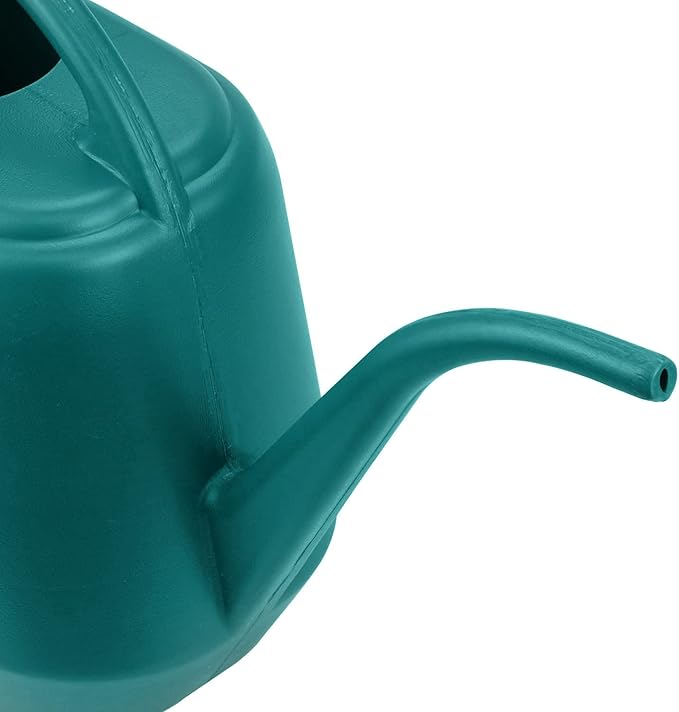 Vintage Teal Gardening Watering Can: Elegant and Practical, Aiding Plant Care