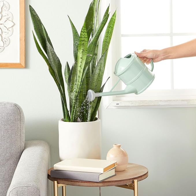 Mint Green Multi - mode Gardening Watering Can: Delicate and Compact, Easily Coping with Different Plant Irrigation