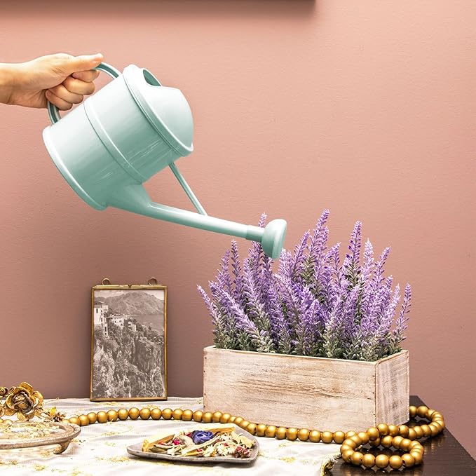 Mint Green Multi - mode Gardening Watering Can: Delicate and Compact, Easily Coping with Different Plant Irrigation